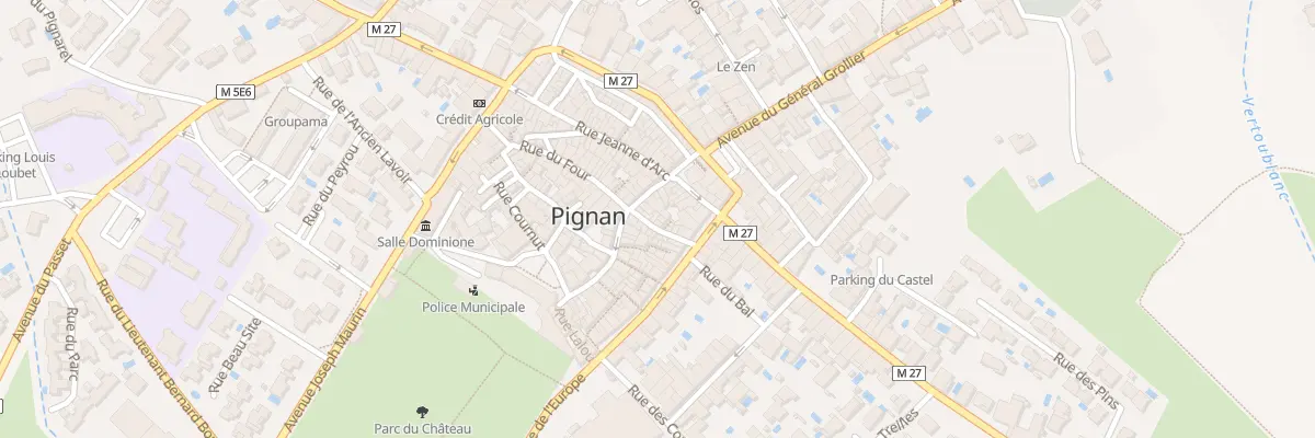 Plan du 3 Rue des Casernes à Pignan