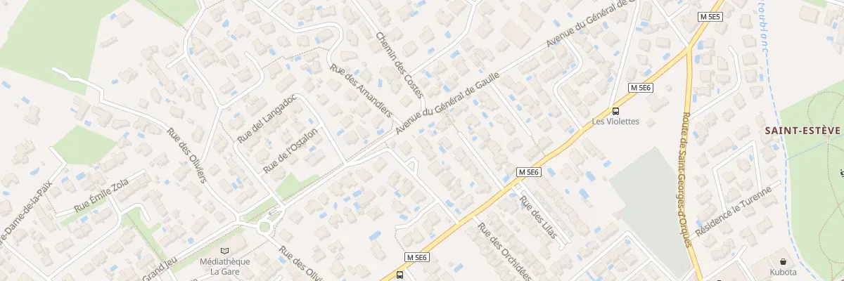 Plan du 12 Rue du Terme Rouge à Pignan