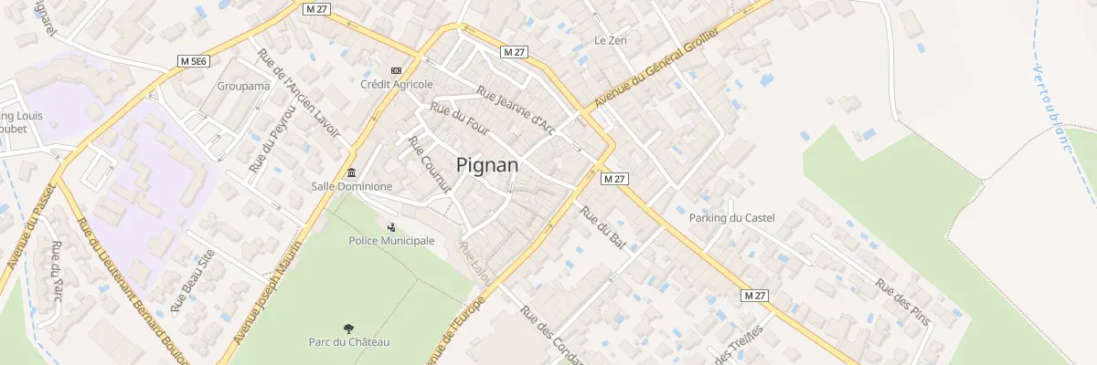 Plan du 10 Rue des Casernes à Pignan