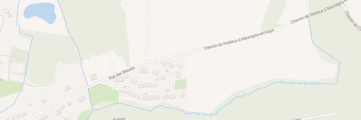 Plan du 30 Rue des Bleuets à Festieux