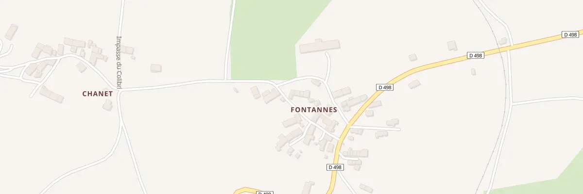 Plan du 5201 Fontannes à Jullianges