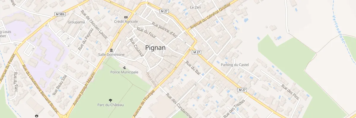 Plan du 27 Av de Cournonterral à Pignan