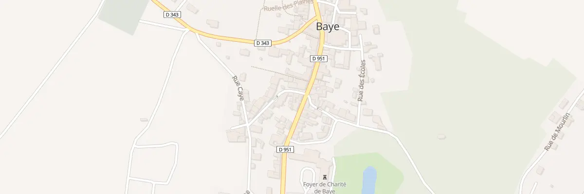Plan du 3 Rue de la Fontaine Poisson à Baye