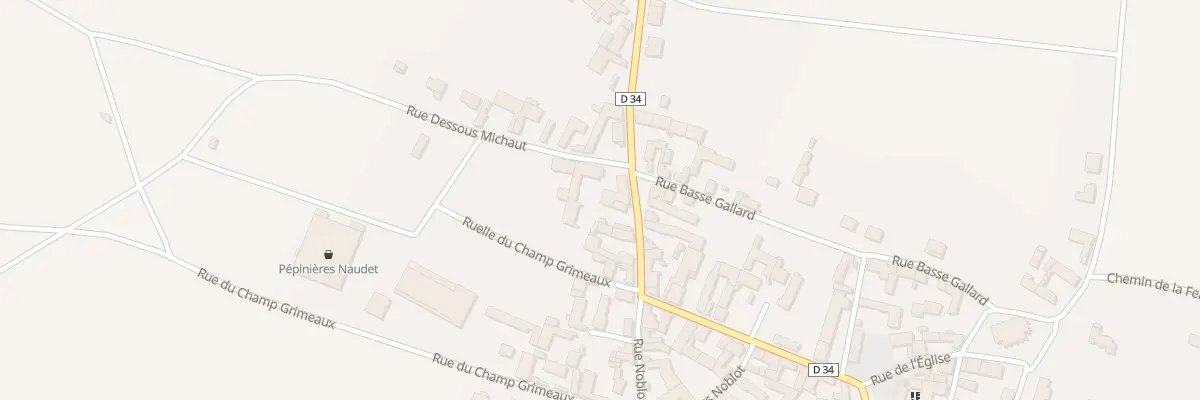 Plan du 1 Rue Dessous Michaut à Chéu