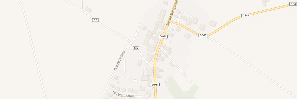 Plan du 9 Rue de Montpertuis à Baye