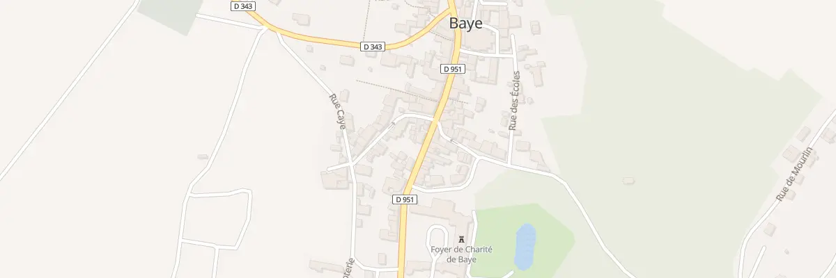 Plan du 15 Gr Grande Rue à Baye