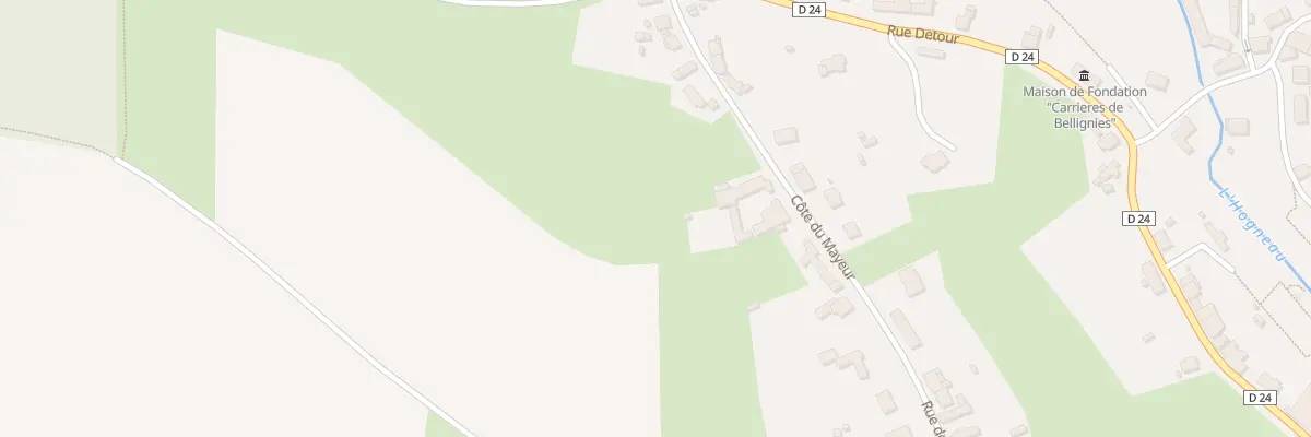 Plan du 7 Cote du Mayeur à Bellignies