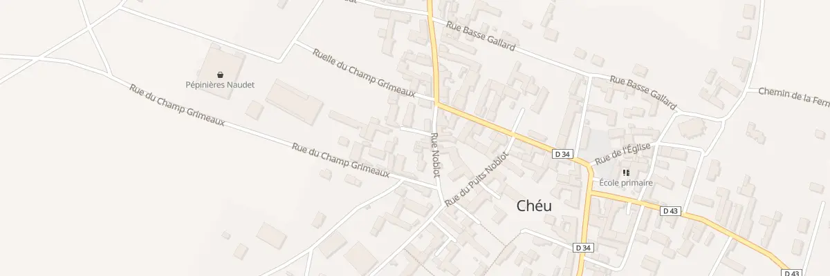 Plan du 8 Rue Noblot à Chéu