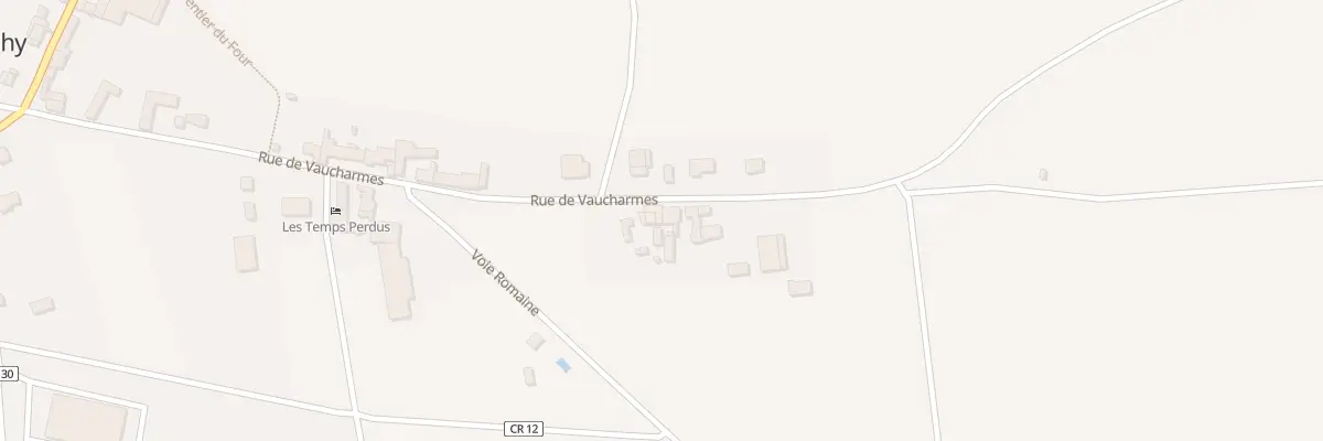Plan du 36 Rue de Vaucharmes à Préhy