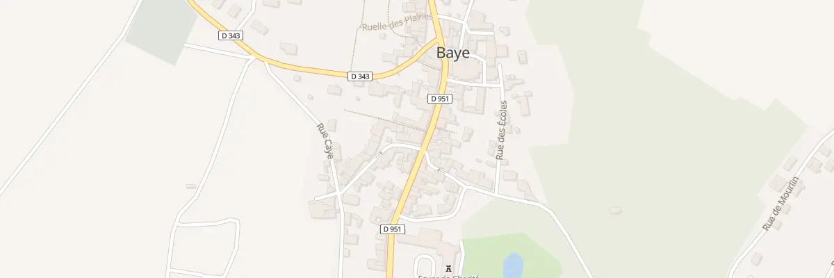 Plan du 2 Rue de la Fontaine Poisson à Baye