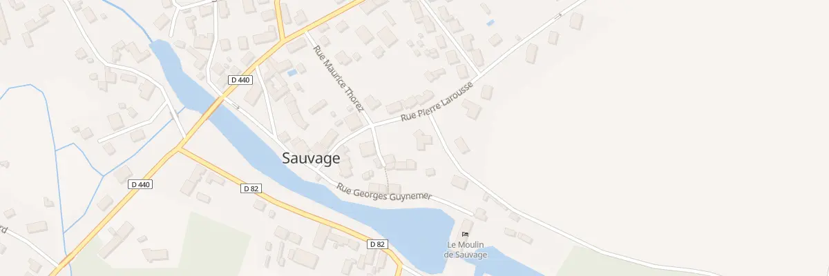 Plan du 1 Rte de Macheret à Saint-Just-Sauvage