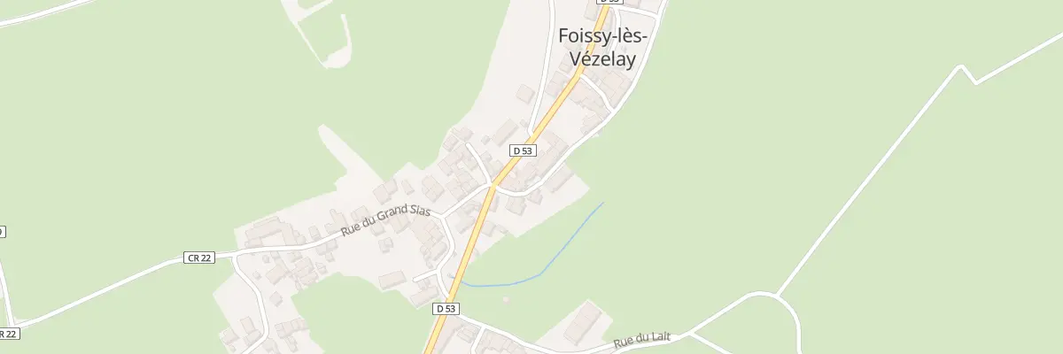 Plan du 22 Rue de la Cour Bourdoux à Foissy-lès-Vézelay