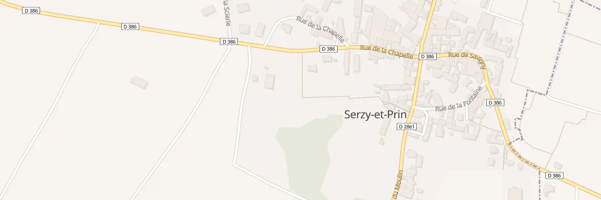 Plan du 5064A Le Clou à Serzy-et-Prin