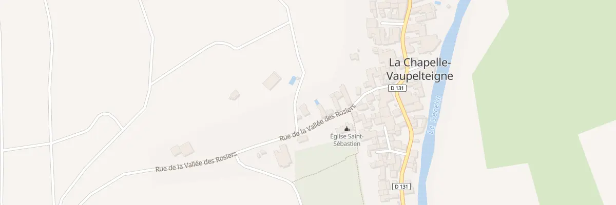 Plan du 20 Rue de la Vallée des Rosiers à La Chapelle-Vaupelteigne