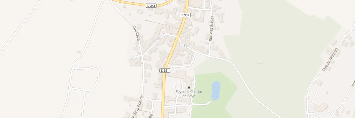Plan du 8 Gr Grande Rue à Baye