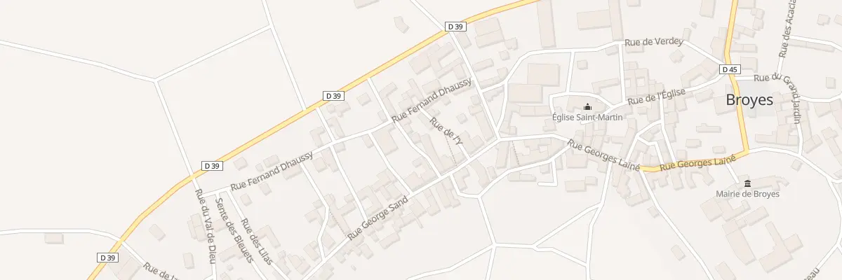 Plan du 4 Rue des Capucines à Broyes