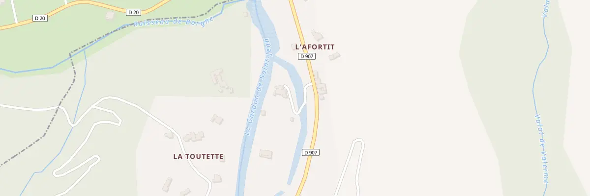Plan du 5213 La Peyre à Saumane