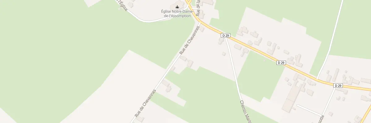 Plan du 1 Rue de Chevennes à Lemé