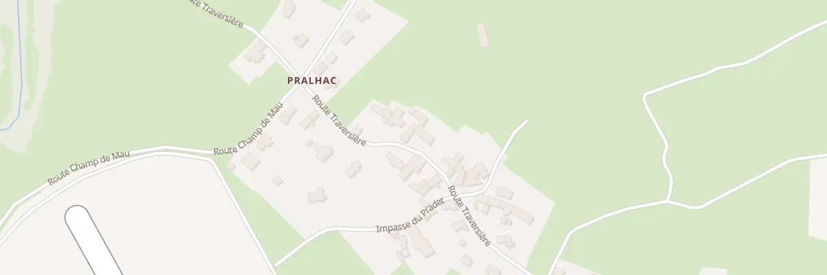 Plan du 5273 Pralhac à Loudes