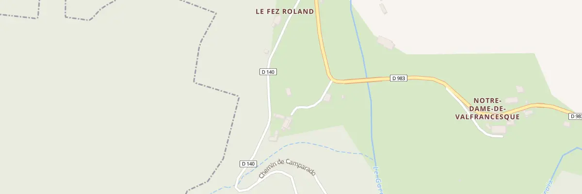 Plan du 5006 Fez Rolland à Moissac-Vallée-Française