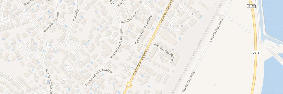 Plan du 14 Rue des Freres Lumiere à Frontignan