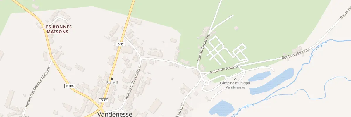 Plan du 13 Rte de Nourry à Vandenesse