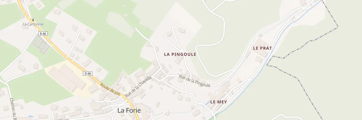 Plan du 5009 Le Bourg à La Forie