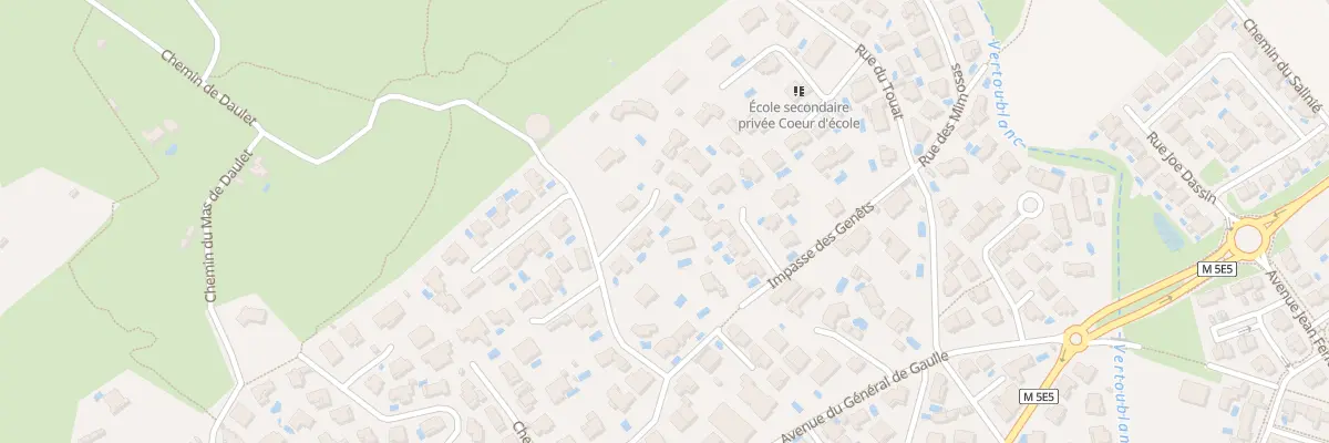 Plan du 280F Rue du Chateau d’Eau à Pignan