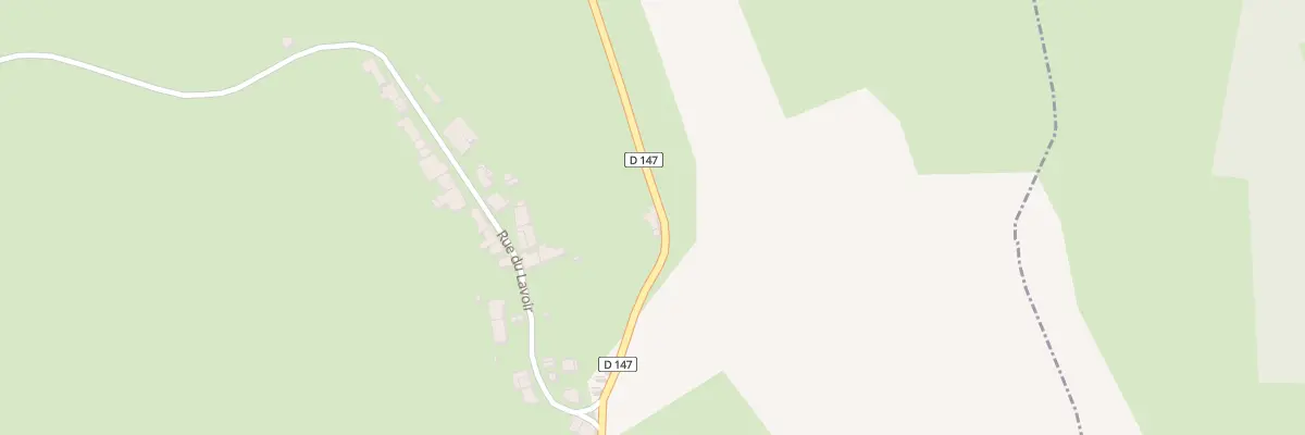 Plan du 1 Rte de Bazoches à Cervon
