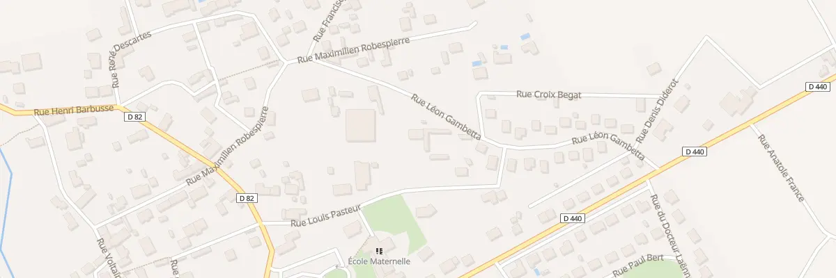 Plan du 8 Rue Leon Gambetta à Saint-Just-Sauvage