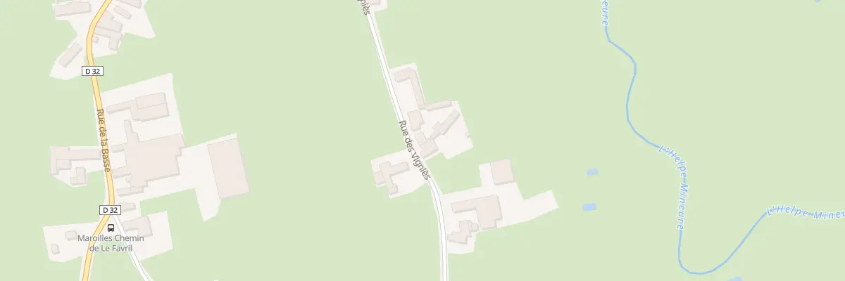 Plan du 395 Rue des Vigniers à Maroilles