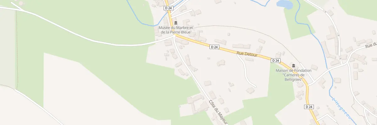 Plan du 12 Cote du Mayeur à Bellignies