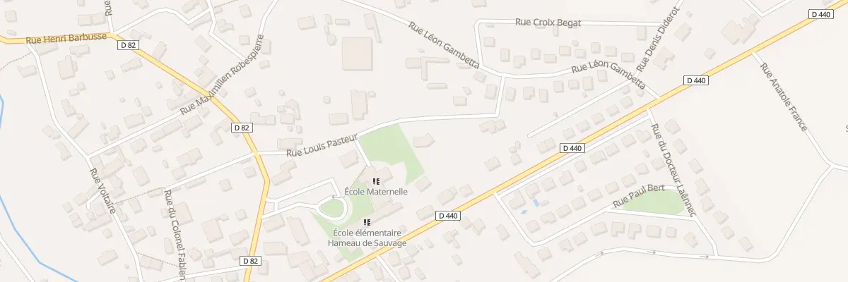 Plan du 5001 Rue Louis Pasteur à Saint-Just-Sauvage