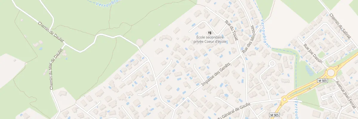 Plan du 279F Rue du Chateau d’Eau à Pignan