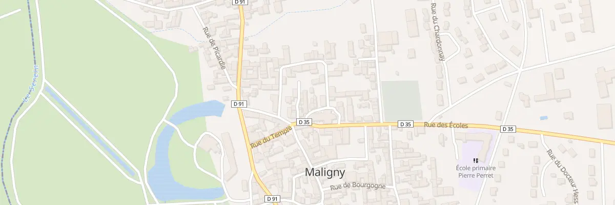 Plan du 12 Rue de Vaurelaines à Maligny