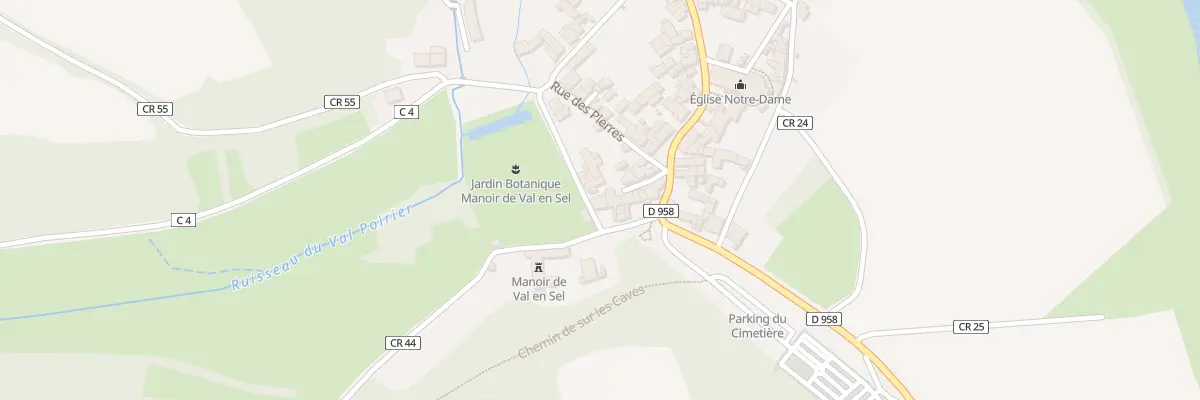Plan du 2 Rue Dessus les Fossés à Saint-Père