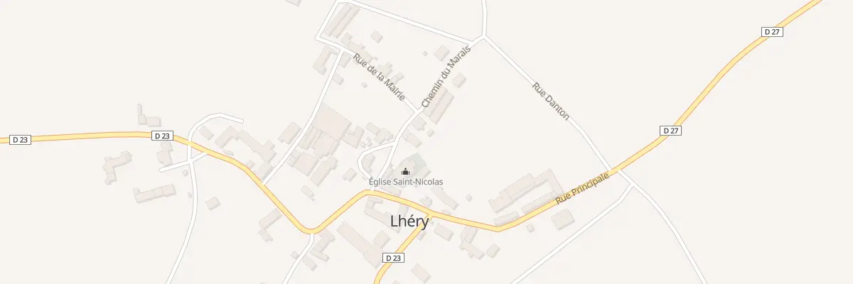 Plan du 4 Rue de la Mairie à Lhéry