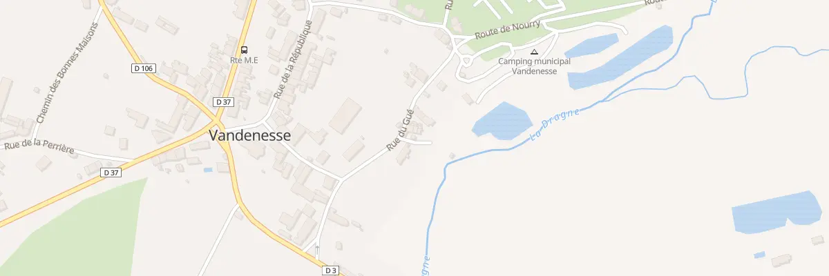 Plan du 3 Imp du Gué à Vandenesse