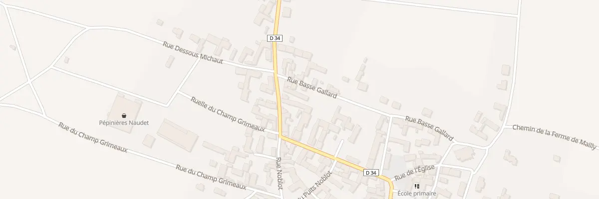 Plan du 20 Gr Grande Rue à Chéu