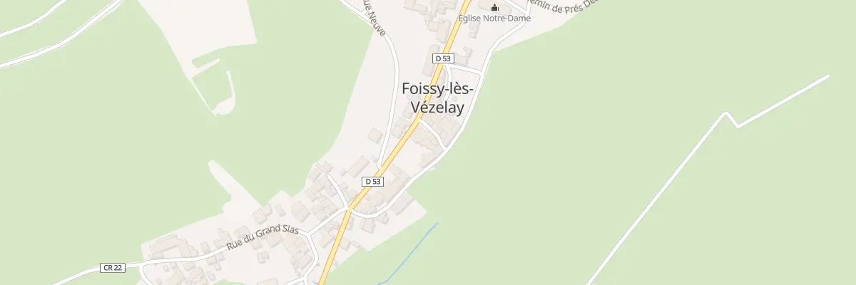 Plan du 9 Gr Grande Rue à Foissy-lès-Vézelay