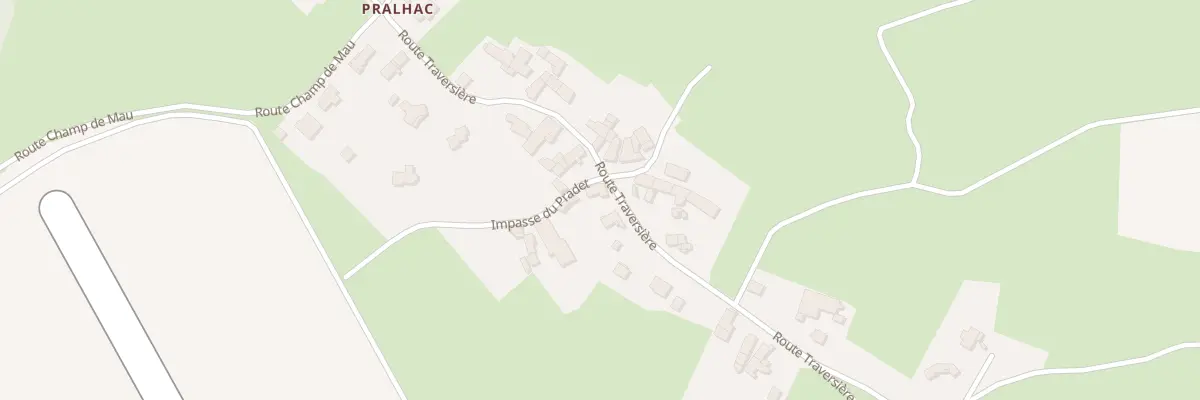 Plan du 5298 Pralhac à Loudes