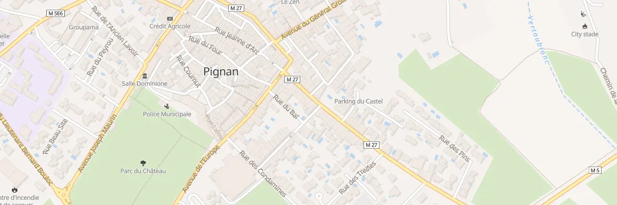 Plan du 12 Rte de Saussan à Pignan