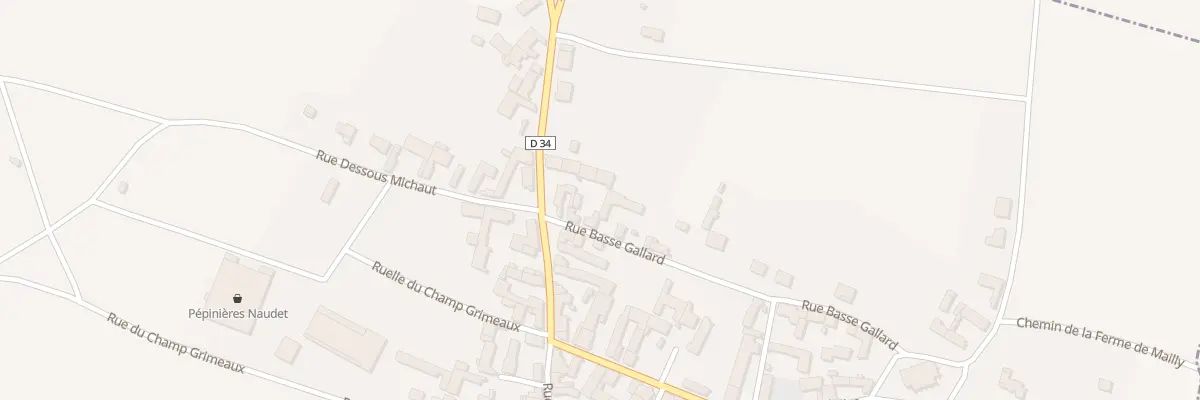 Plan du 5 Rue Basse Gallard à Chéu
