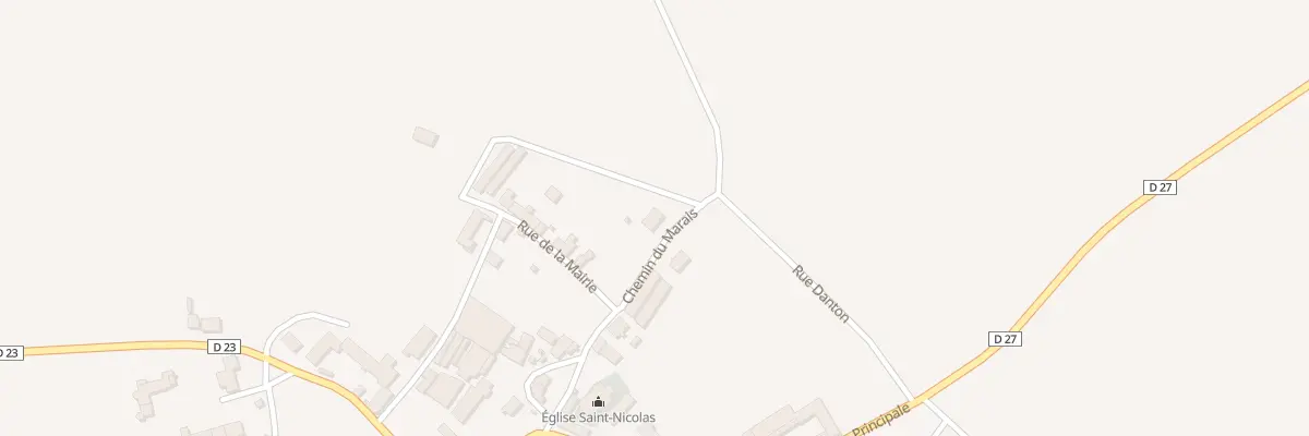 Plan du 5 Che du Marais à Lhéry