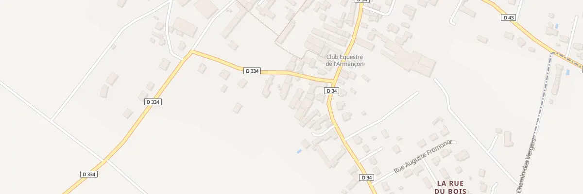 Plan du 1 Rue du Pre Goujeon à Chéu