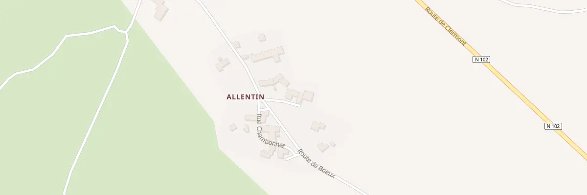 Plan du 1 Rue du Pradat à Vergezac