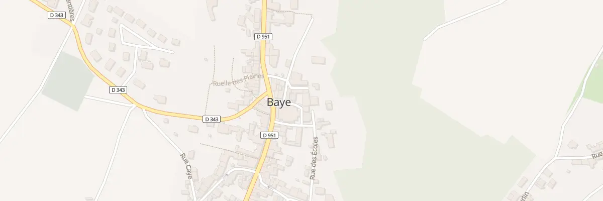 Plan du 7 Rue de l’Eglise à Baye