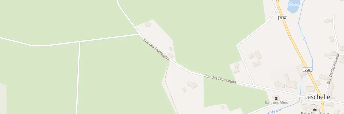 Plan du 10 Rue des Fromagers à Leschelle