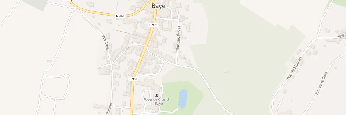 Plan du 21 Rue de la Rosière à Baye