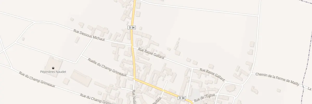 Plan du 9 Rue Basse Gallard à Chéu